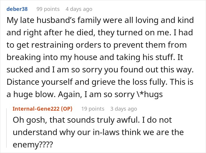 Women Betray SIL Of 33 Years, She’s Shocked When They Say They Wish Late Bro Had Divorced Her Women Betray SIL Of 33 Years, She’s Shocked When They Say They Wish Late Bro Had Divorced Her