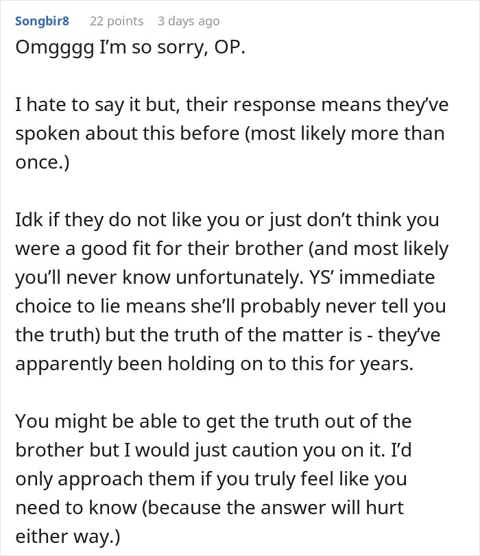 Women Betray SIL Of 33 Years, She’s Shocked When They Say They Wish Late Bro Had Divorced Her Women Betray SIL Of 33 Years, She’s Shocked When They Say They Wish Late Bro Had Divorced Her