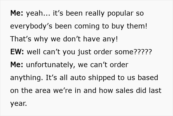 Mom Can’t Find Popular Costume In Her Daughter’s Size, Blows Up At Employee Over Military Discount Mom Can’t Find Popular Costume In Her Daughter’s Size, Blows Up At Employee Over Military Discount