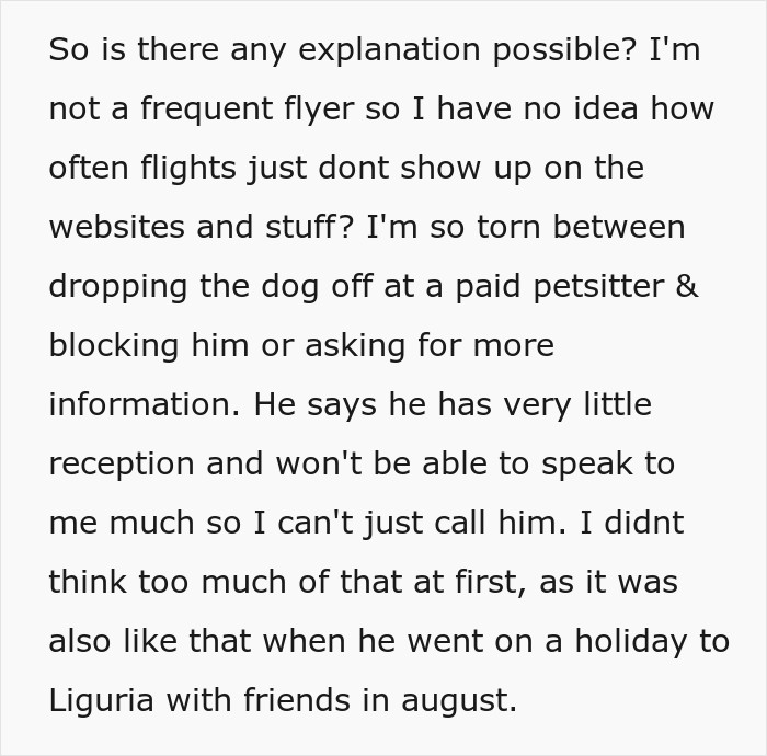 Guy Takes An Imaginary Flight To Italy, His Story Falls Apart As GF Checks The Flight Tracker