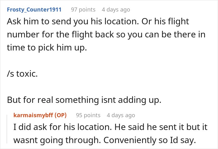 Guy Takes An Imaginary Flight To Italy, His Story Falls Apart As GF Checks The Flight Tracker