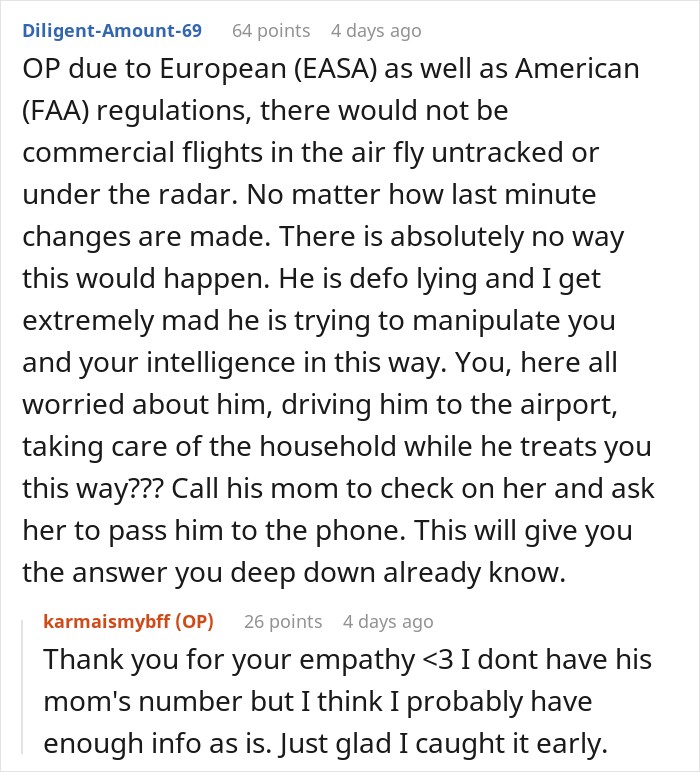 Guy Takes An Imaginary Flight To Italy, His Story Falls Apart As GF Checks The Flight Tracker