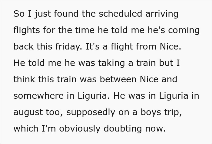 Guy Takes An Imaginary Flight To Italy, His Story Falls Apart As GF Checks The Flight Tracker