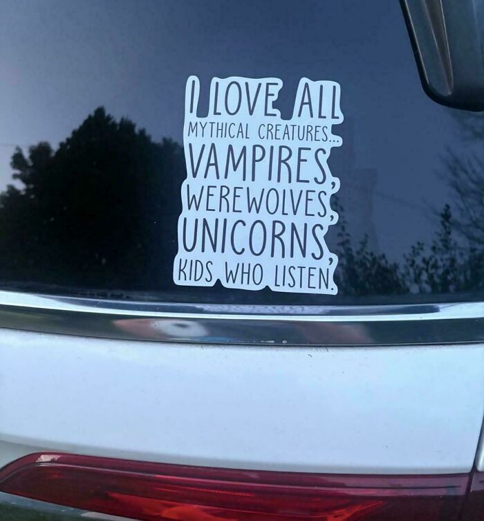 61 Wild Bumper Stickers That Prove Some People Have Absolutely No Filter (New Pics) 61 Wild Bumper Stickers That Prove Some People Have Absolutely No Filter (New Pics)