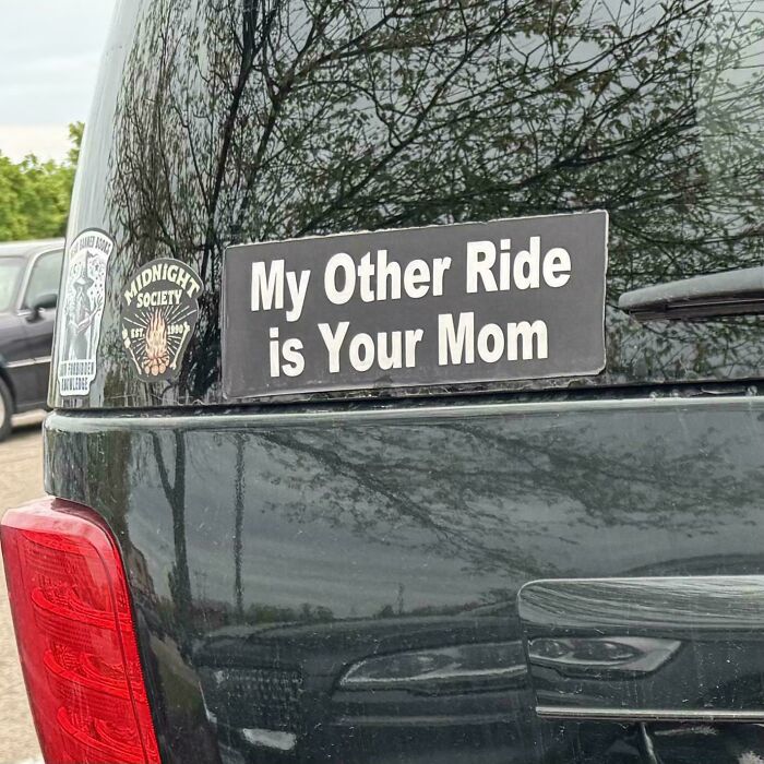 61 Wild Bumper Stickers That Prove Some People Have Absolutely No Filter (New Pics) 61 Wild Bumper Stickers That Prove Some People Have Absolutely No Filter (New Pics)