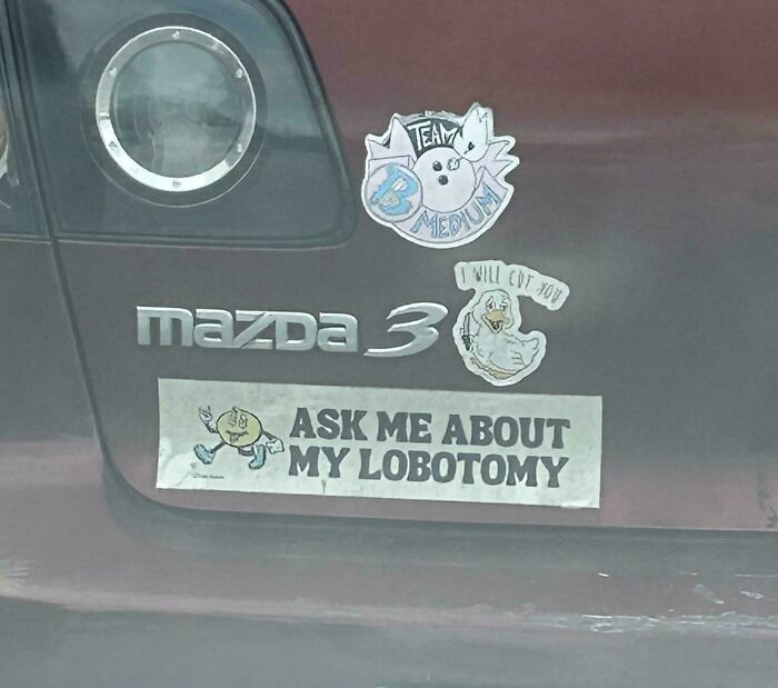 61 Wild Bumper Stickers That Prove Some People Have Absolutely No Filter (New Pics) 61 Wild Bumper Stickers That Prove Some People Have Absolutely No Filter (New Pics)
