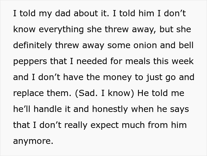 Woman Gets Caught Throwing Away Her Stepchild&rsquo;s Food, Husband Decides It&rsquo;s Grounds For Divorce