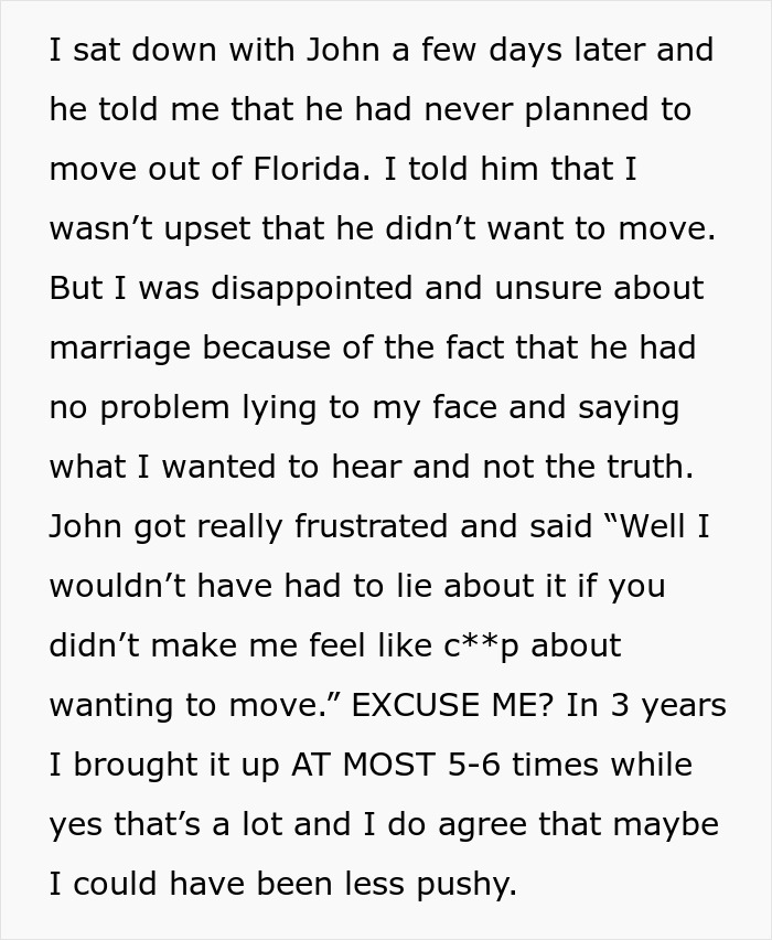 Man Thinks He’s Getting Married In 2 Weeks, Fiancé’s 3-Year Lie Has Him Packing His Bags Instead Man Thinks He’s Getting Married In 2 Weeks, Fiancé’s 3-Year Lie Has Him Packing His Bags Instead