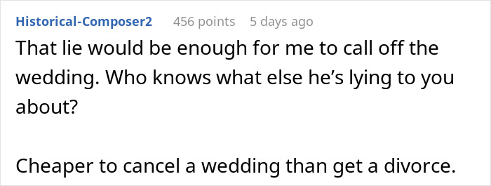 Man Thinks He’s Getting Married In 2 Weeks, Fiancé’s 3-Year Lie Has Him Packing His Bags Instead Man Thinks He’s Getting Married In 2 Weeks, Fiancé’s 3-Year Lie Has Him Packing His Bags Instead