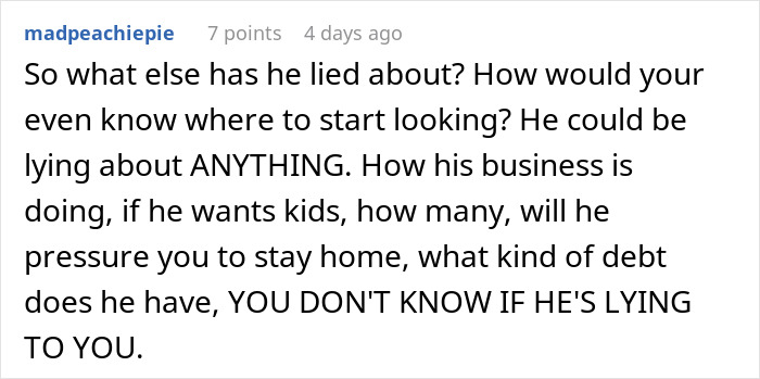 Man Thinks He’s Getting Married In 2 Weeks, Fiancé’s 3-Year Lie Has Him Packing His Bags Instead Man Thinks He’s Getting Married In 2 Weeks, Fiancé’s 3-Year Lie Has Him Packing His Bags Instead