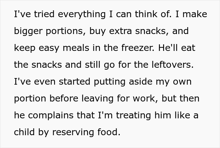 Woman Stops Making A Second Dinner Because Husband Keeps Breaking His Promise, He Runs Crying To His Mom Woman Stops Making A Second Dinner Because Husband Keeps Breaking His Promise, He Runs Crying To His Mom