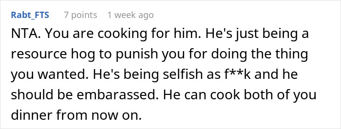 Woman Stops Making A Second Dinner Because Husband Keeps Breaking His Promise, He Runs Crying To His Mom Woman Stops Making A Second Dinner Because Husband Keeps Breaking His Promise, He Runs Crying To His Mom
