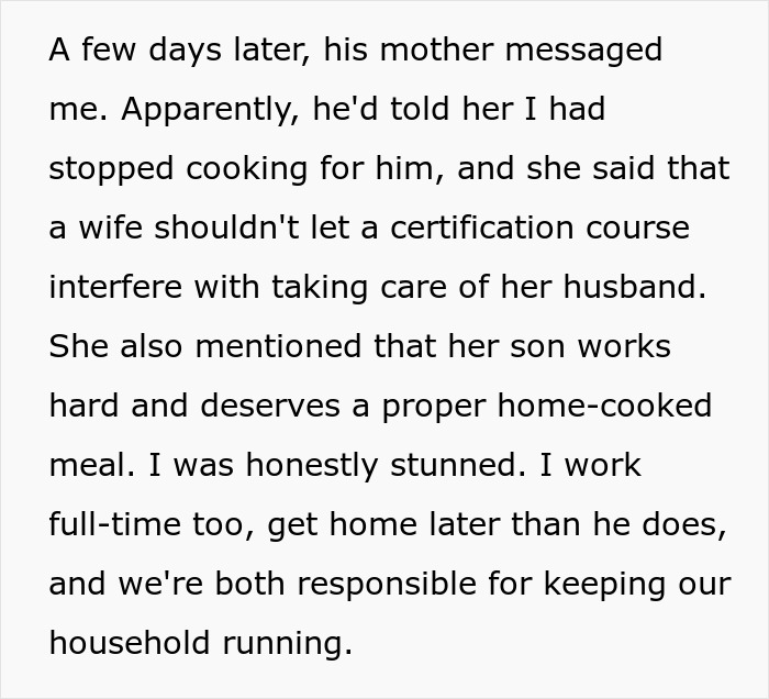 Woman Stops Making A Second Dinner Because Husband Keeps Breaking His Promise, He Runs Crying To His Mom Woman Stops Making A Second Dinner Because Husband Keeps Breaking His Promise, He Runs Crying To His Mom