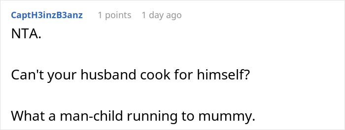 Woman Stops Making A Second Dinner Because Husband Keeps Breaking His Promise, He Runs Crying To His Mom Woman Stops Making A Second Dinner Because Husband Keeps Breaking His Promise, He Runs Crying To His Mom