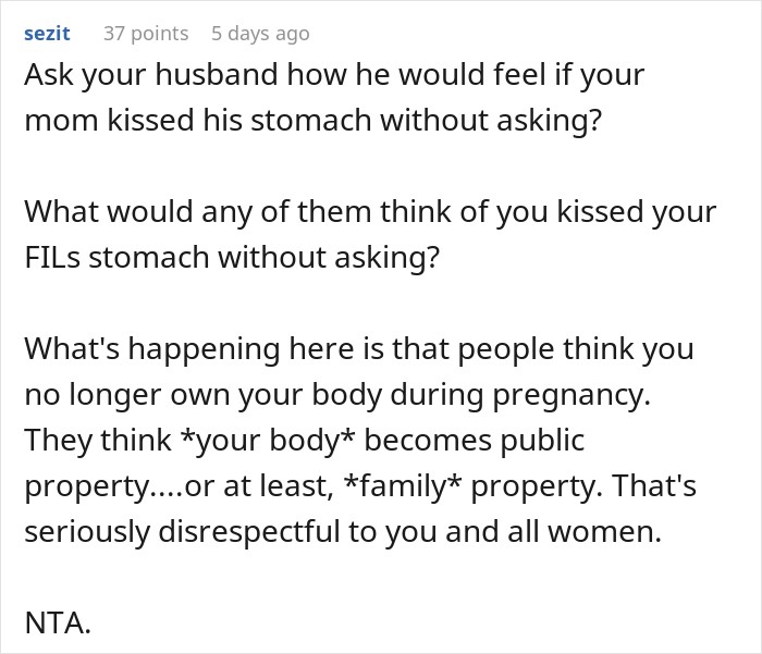Internet Is Collectively Disgusted By This Pregnant Woman&rsquo;s FIL And Also Her Husband Who Defended Him