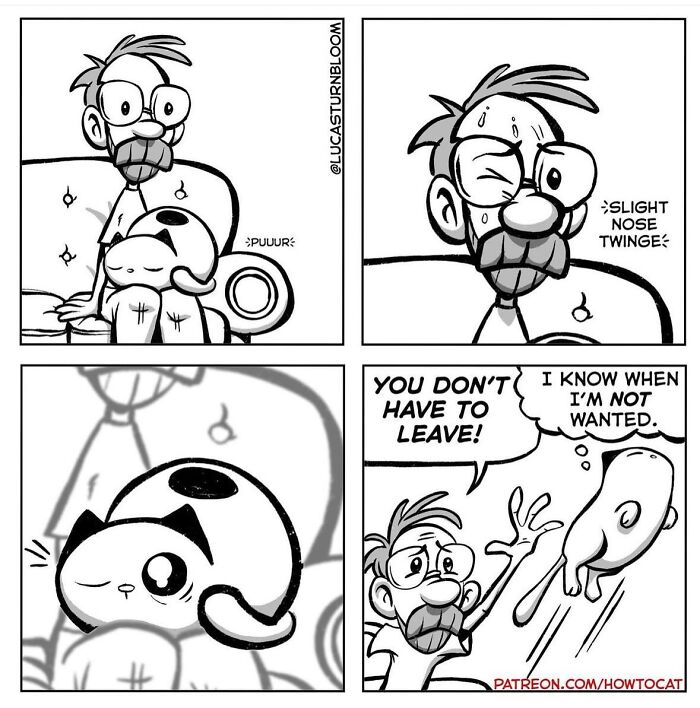 23 New Comics That Highlight Hilariously Relatable Cat Behaviors, Illustrated By Lucas Turnbloom 23 New Comics That Highlight Hilariously Relatable Cat Behaviors, Illustrated By Lucas Turnbloom