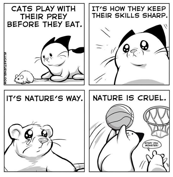 23 New Comics That Highlight Hilariously Relatable Cat Behaviors, Illustrated By Lucas Turnbloom 23 New Comics That Highlight Hilariously Relatable Cat Behaviors, Illustrated By Lucas Turnbloom