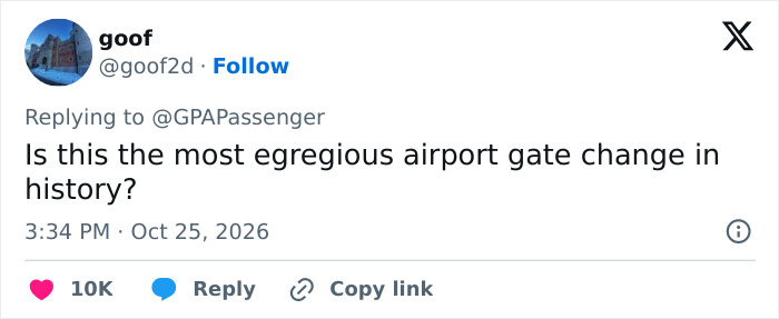 “Most Egregious Airport Gate Change In History”: Airline Blasted Over “Diabolical” Last-Minute Notice “Most Egregious Airport Gate Change In History”: Airline Blasted Over “Diabolical” Last-Minute Notice