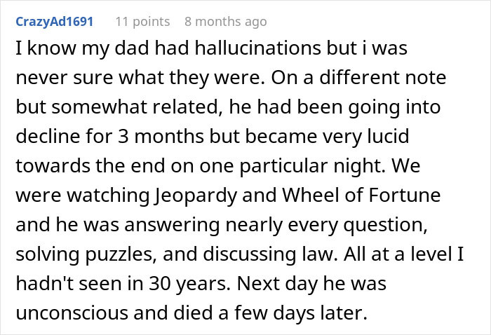Thousands Of End-Of-Life Conversations Led This Doctor To Discover A Curious Pattern In Patients’ Dreams Thousands Of End-Of-Life Conversations Led This Doctor To Discover A Curious Pattern In Patients’ Dreams