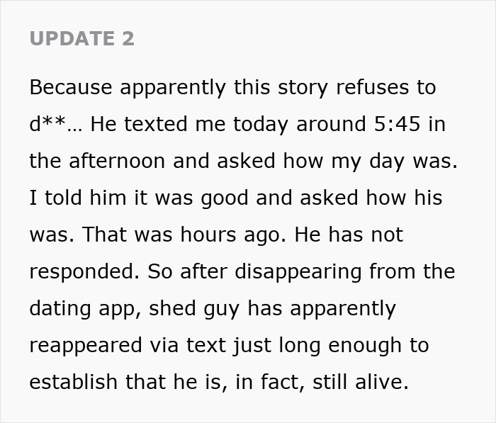 Mysterious Date Shows Off His Cash, Asks Her Not To Tell Anyone, Then Vanishes From The Dating App Mysterious Date Shows Off His Cash, Asks Her Not To Tell Anyone, Then Vanishes From The Dating App