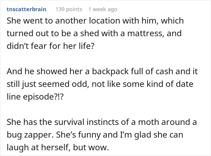 Mysterious Date Shows Off His Cash, Asks Her Not To Tell Anyone, Then Vanishes From The Dating App Mysterious Date Shows Off His Cash, Asks Her Not To Tell Anyone, Then Vanishes From The Dating App