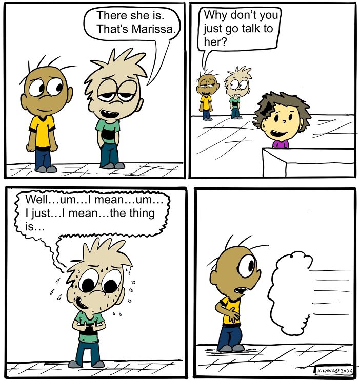 First Crushes And Awkward Talks With Dad: 25 Comics About Growing Up By Kendall Lyons