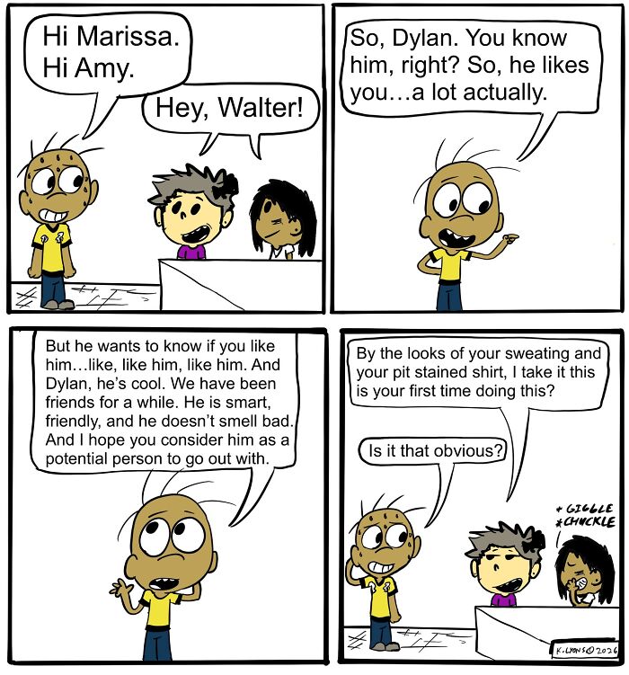 First Crushes And Awkward Talks With Dad: 25 Comics About Growing Up By Kendall Lyons