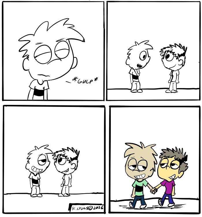 First Crushes And Awkward Talks With Dad: 25 Comics About Growing Up By Kendall Lyons