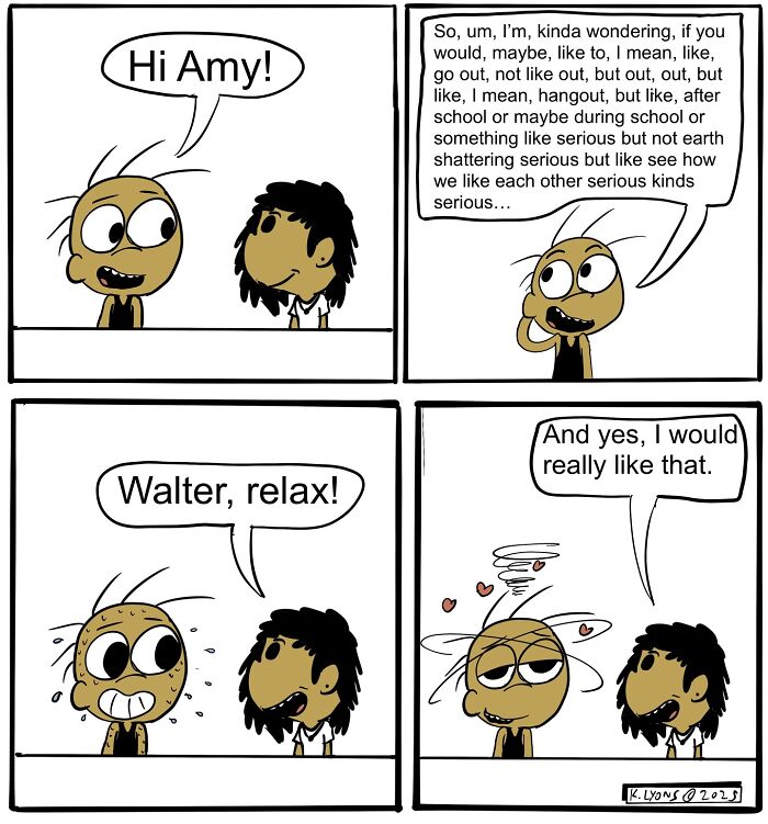 First Crushes And Awkward Talks With Dad: 25 Comics About Growing Up By Kendall Lyons