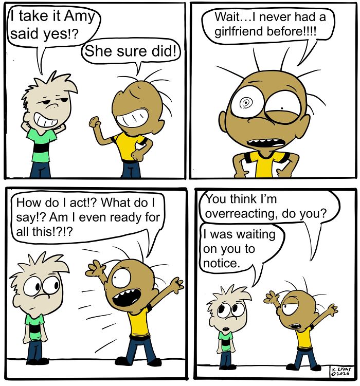 First Crushes And Awkward Talks With Dad: 25 Comics About Growing Up By Kendall Lyons