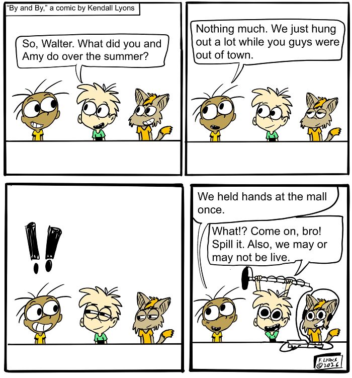 First Crushes And Awkward Talks With Dad: 25 Comics About Growing Up By Kendall Lyons