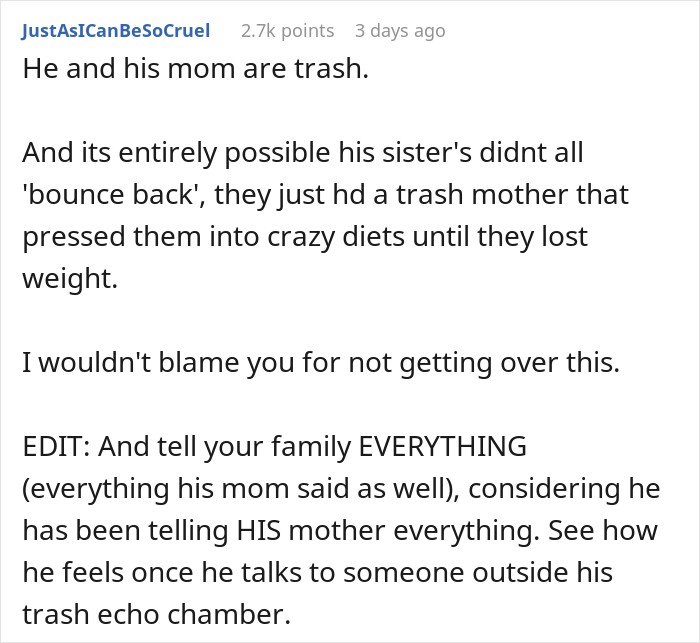 Husband&rsquo;s Secret Texts To His Mom About His Wife&rsquo;s Postpartum Body Leave Her Wishing He&rsquo;d Cheated