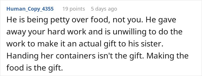 Man Tries To Be Nice To His Sister But Uses His Wife’s Time And Labor To Do That And Doesn’t See The Issue Man Tries To Be Nice To His Sister But Uses His Wife’s Time And Labor To Do That And Doesn’t See The Issue