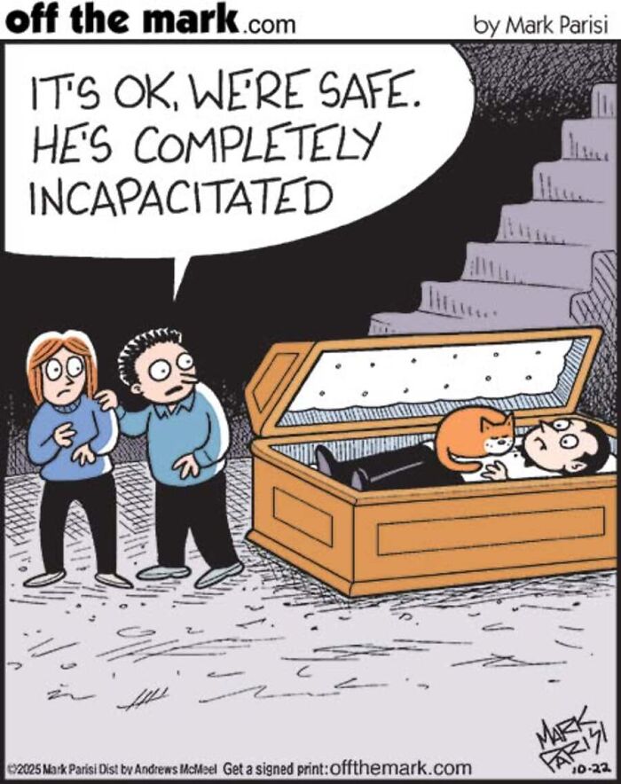 42 New Hilarious Halloween Comics By Mark Parisi That Give Spooky Season A Funny Twist