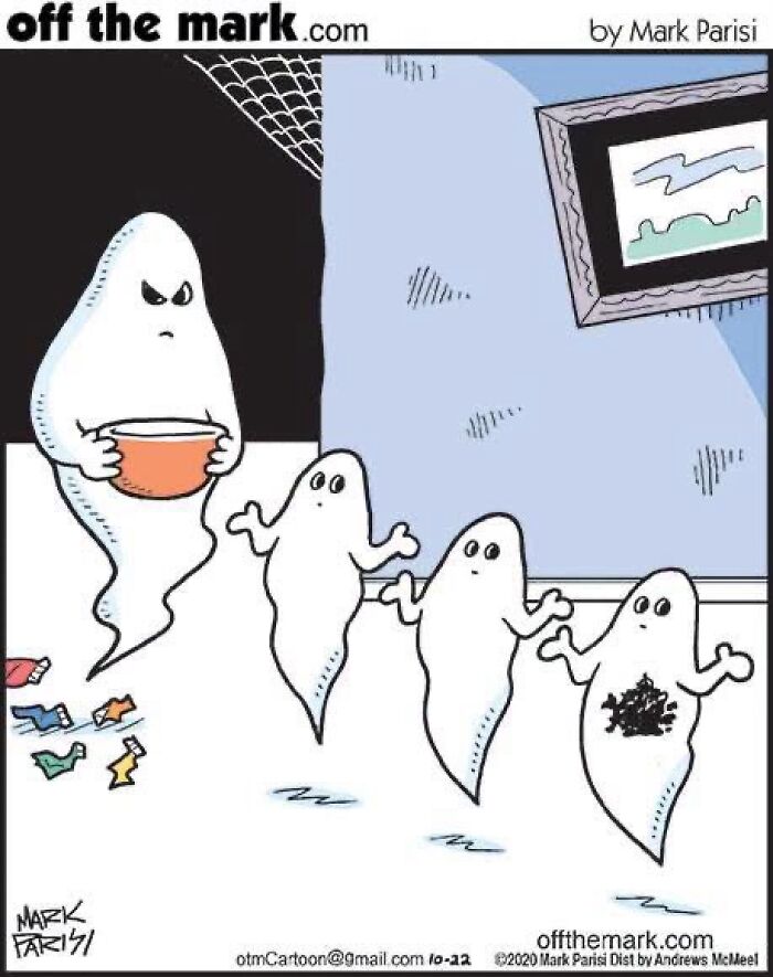 42 New Hilarious Halloween Comics By Mark Parisi That Give Spooky Season A Funny Twist