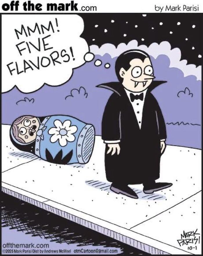 42 New Hilarious Halloween Comics By Mark Parisi That Give Spooky Season A Funny Twist