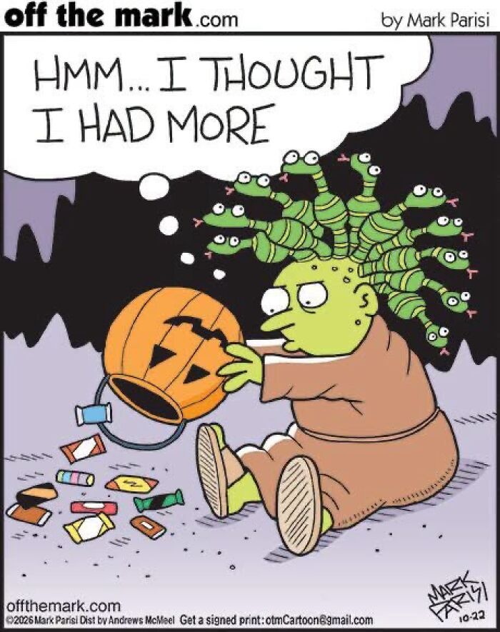 42 New Hilarious Halloween Comics By Mark Parisi That Give Spooky Season A Funny Twist