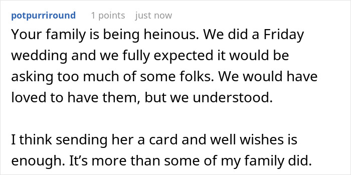 Parents Expect Daughter To Sacrifice Everything Just To Attend Niece&rsquo;s Wedding Because Family Comes First