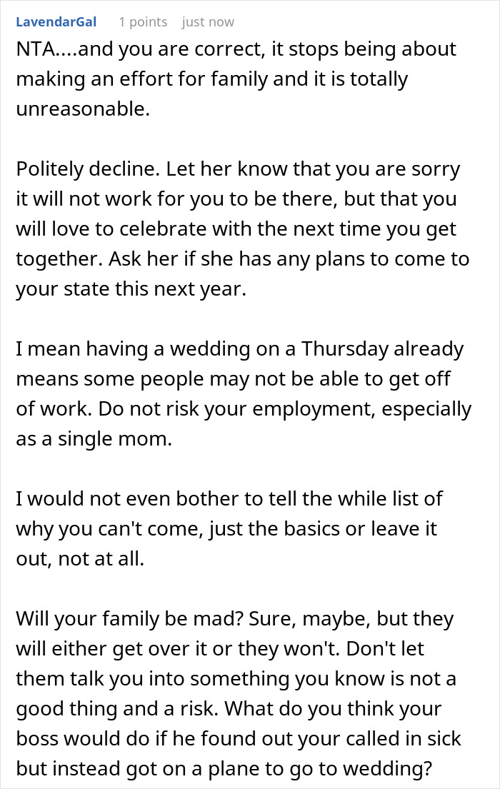 Parents Expect Daughter To Sacrifice Everything Just To Attend Niece&rsquo;s Wedding Because Family Comes First