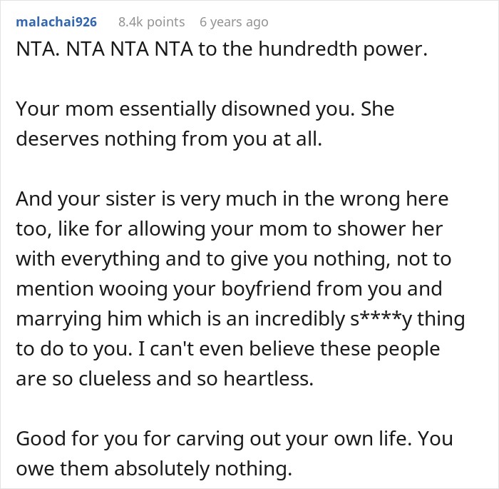 Mom&rsquo;s Favorite Daughter Gets The House And Business, Her Sister Gets A Reason To Walk Away For Good