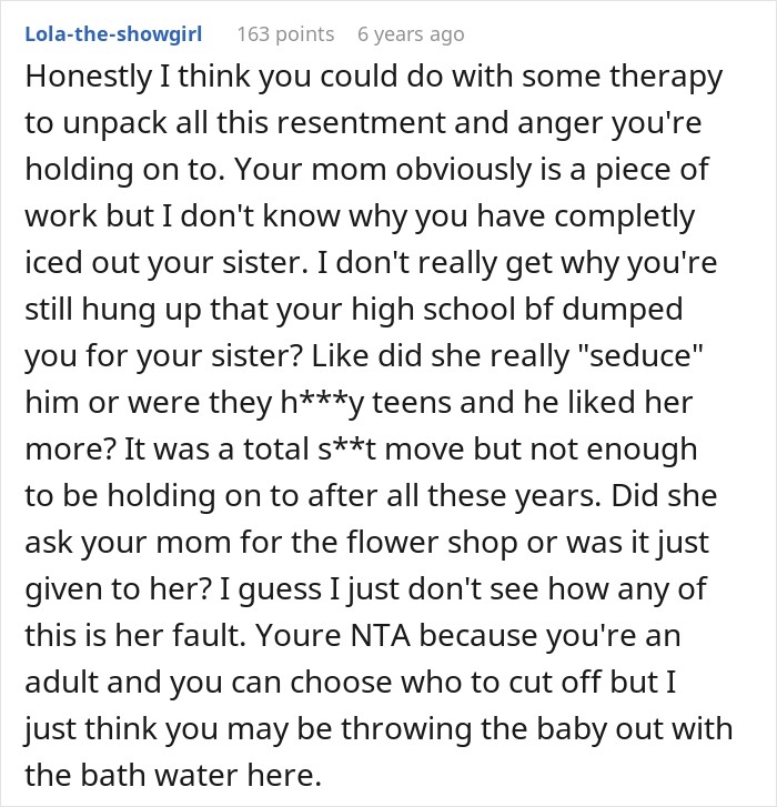 Mom&rsquo;s Favorite Daughter Gets The House And Business, Her Sister Gets A Reason To Walk Away For Good