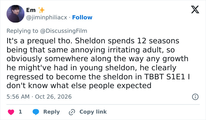 Jim Parsons Faces Furious Backlash After ‘Young Sheldon’ Star Admits His Sheldon Return Broke Her Heart Jim Parsons Faces Furious Backlash After ‘Young Sheldon’ Star Admits His Sheldon Return Broke Her Heart