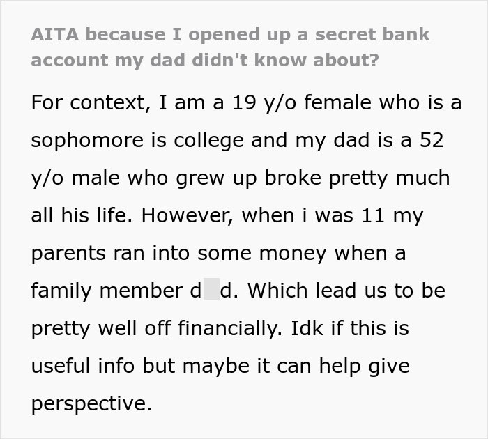 Dad Freaks Out After Daughter Gets Her Own Bank Account, Tries To Cut It Up Dad Freaks Out After Daughter Gets Her Own Bank Account, Tries To Cut It Up