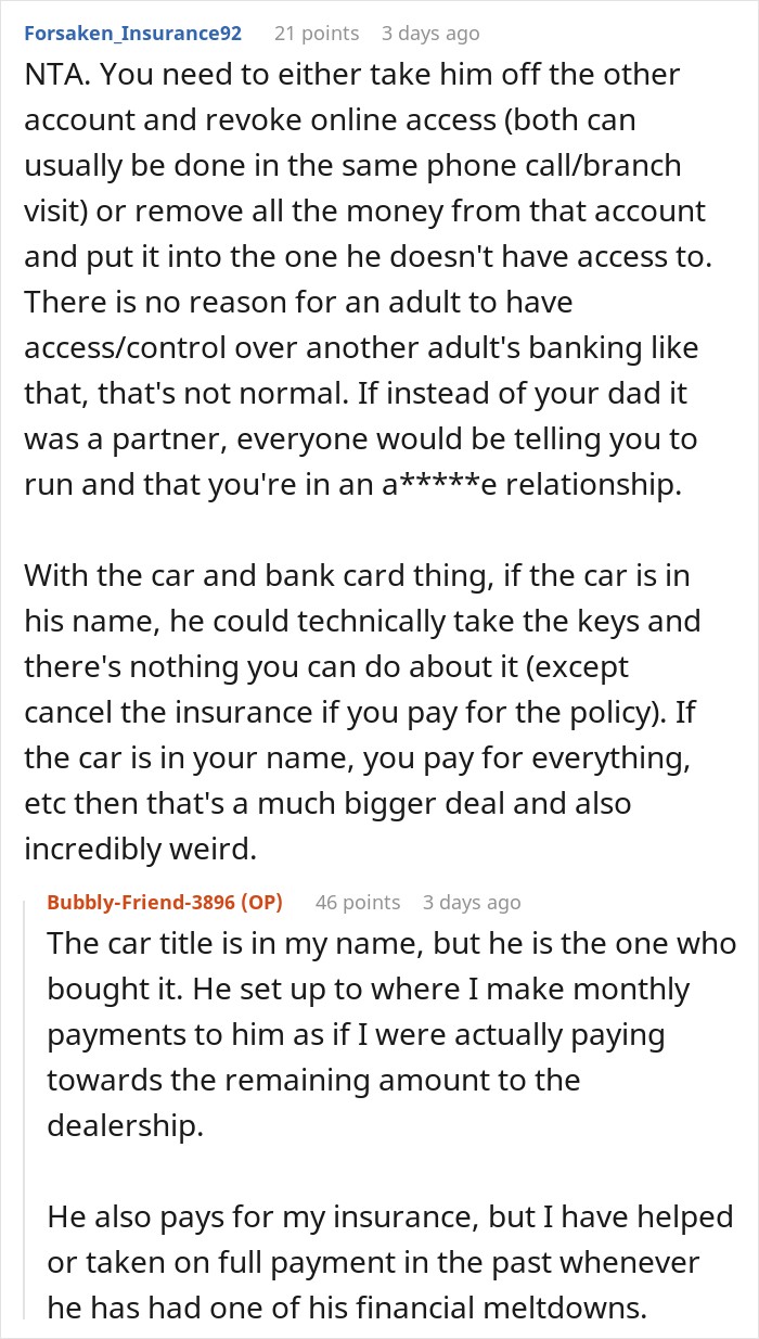 Dad Freaks Out After Daughter Gets Her Own Bank Account, Tries To Cut It Up Dad Freaks Out After Daughter Gets Her Own Bank Account, Tries To Cut It Up