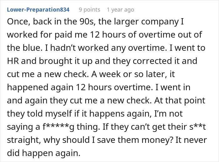 Worker Notices Paychecks Growing, Stays Quiet As System Error Boosts Hours Worker Notices Paychecks Growing, Stays Quiet As System Error Boosts Hours