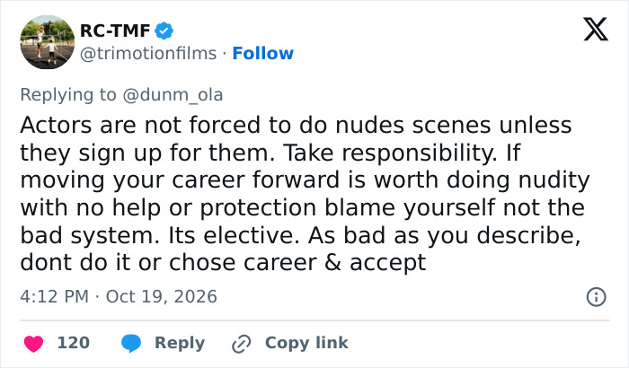 Hollywood Actress Triggers Outrage After Surprising Demand For Safer Intimate Scenes Resurfaces