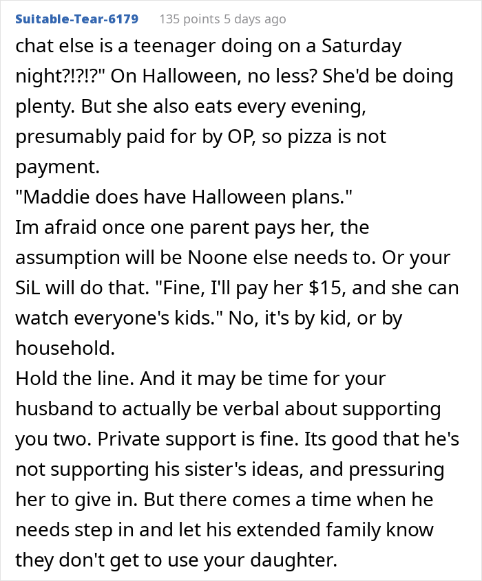 Mom And Daughter Appalled After Aunt’s Halloween Invite Shows How Entitled She Is