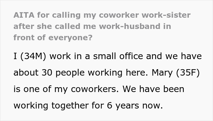 Woman Calls Her Longtime Teammate Her “Work Husband” In Public, Gets Mad As He Corrects Her Wording