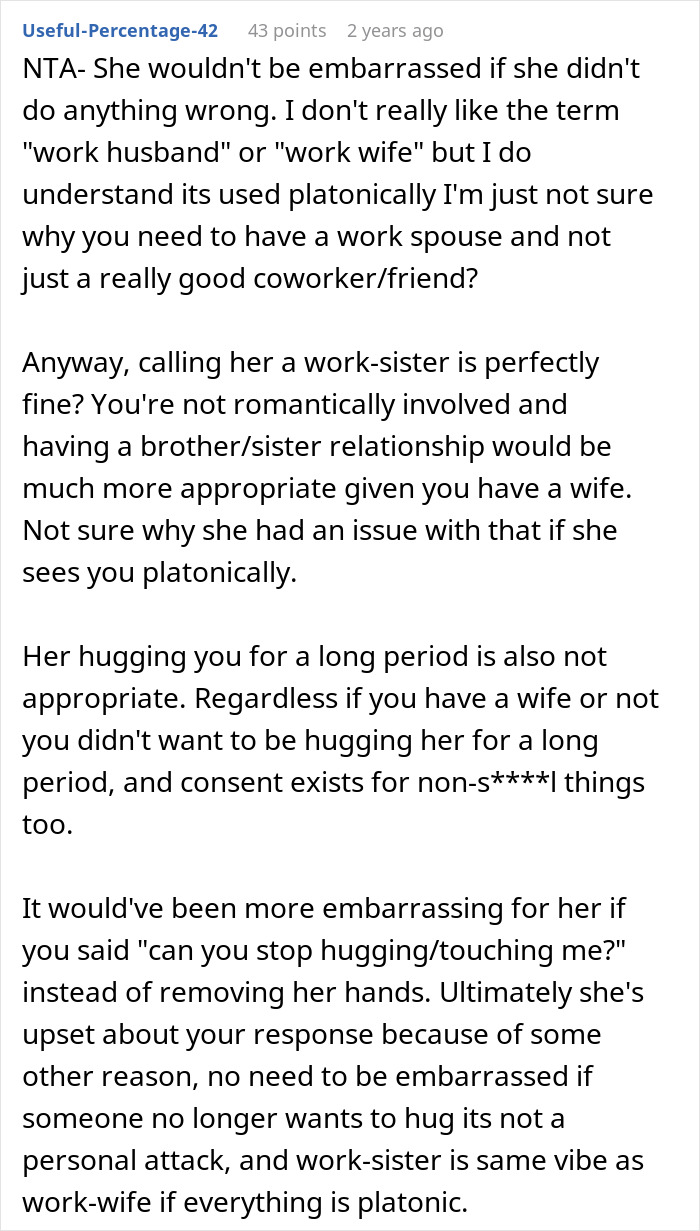 Woman Calls Her Longtime Teammate Her “Work Husband” In Public, Gets Mad As He Corrects Her Wording