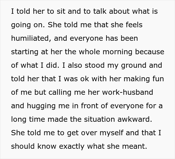 Woman Calls Her Longtime Teammate Her “Work Husband” In Public, Gets Mad As He Corrects Her Wording